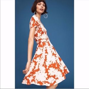 NWT ANTHROPOLOGIE Maeve Summer Floral Dress Med M